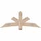 Ekena Millwork Alberta Smooth Timber Gable Bracket, Douglas Fir, 60"W x 25"H x 5 1/2"D x 5 1/2"F, 10/12 Pitch GBW060X25X0606ALB00SDF - alternate 1